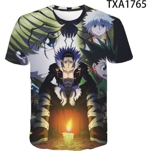 2020 New 3D T Shirts Hunter X Hunter Casual Streetwear Boy Girl Kids Fashion Men Women Children Printed T-shirt Tops Tee