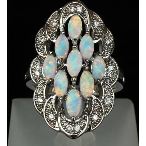 Opalia Curio Wedding Rings