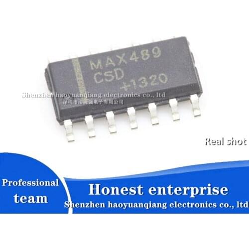 1PCS original authentic MAX489CSD MAX489 MAX489CSD/EESD SOP14 receiver transceiver