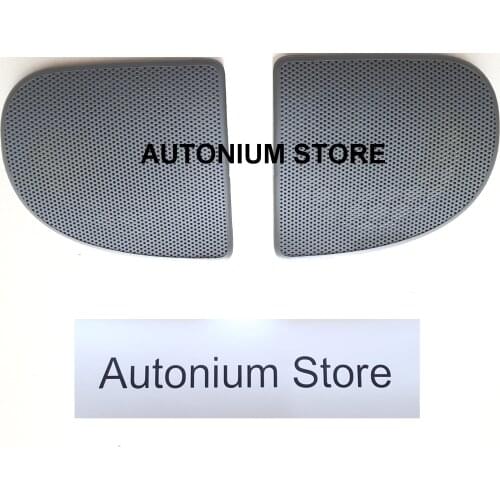 1 Pair Left Right Front Console Upper Speaker Cover Gray Color for Renault Twingo