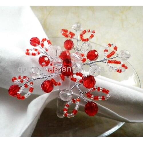 Aliexpress sold beaded wedding napkin ring