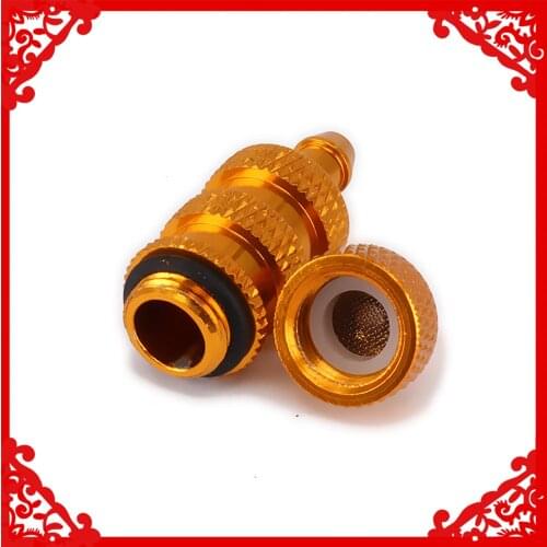 RCAWD Alloy Oil Fuel Filter for 1/10 Nitro RC Car RC Plane Aluminum Hop-up Parts HPI HSP Traxxas Axial Purple Blue Red Gold