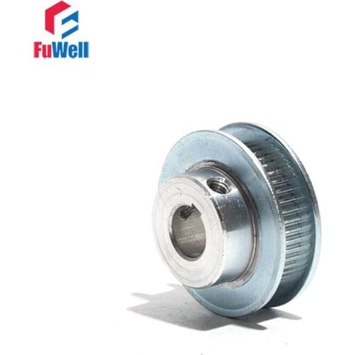 S2M-32T Timing Pulley 7mm/11mm Belt Width Synchronous Pulley Aluminum Alloy S2M 32Teeth Toothed Belt Pulley with Keyway
