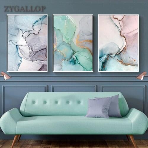 Nordic Poster Marbling Abstract Canvas Painting Geometric Marble Print Picture for Home Design Living Room Wall Art Decor Prints
