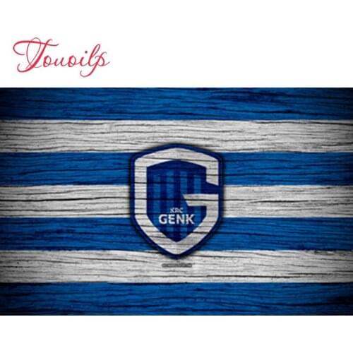 TPOUOILP 5d Diy Football badge diamond painting square&round diamond cross stitch set diamond embroidery