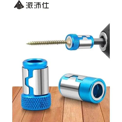 Universal Magnetic Ring for 6.35mm 1/4" Drill Bit Magnet Powerful Ring Strong Magnetizer Electric Screwdriver Bits