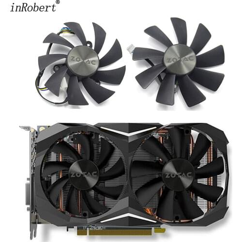 87MM GA92S2H 100MM GAA8S2H GAA8S2U 4Pin Cooler Fan For ZOTAC GTX 1060 1070 Ti MINI HA 1080 Ti MINI Dual Graphic Card Cooling Fan