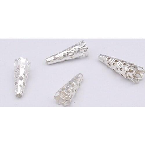 Yage 8*8*21mm 150pcs 925 Silver 4 colors Tone Flower Bead Caps For Jewelry Making DIY Beads Bracelet & Necklace Jewelry Findings