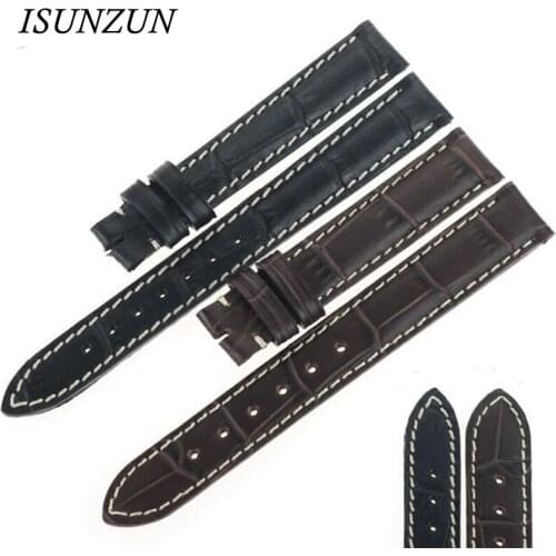 ISUNZUN Womens Watch Strap for Longines L2 Belt With The Original Watchbands Styles Leather Watch Strap Watch Band