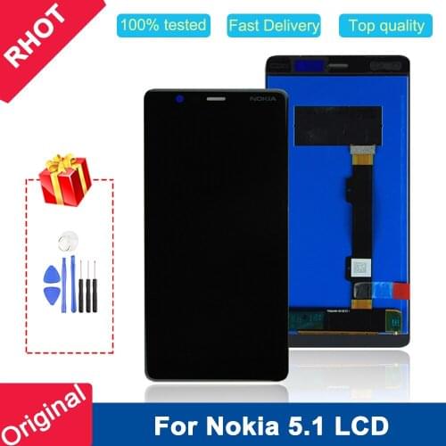 5.5'' LCD Display for For Nokia 5.1 TA-1061 TA-1075 TA-1076 TA-1081 LCD Touch Screen Digitizer Assembly for Nokia 5.1 Display