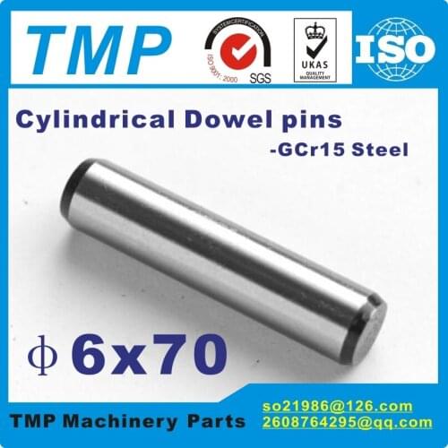 10 pieces/Lot 6x70mm Locating Pins/Dowel pins/6mm Cylindrical position pins-TLANMP Material:Steel GCr15