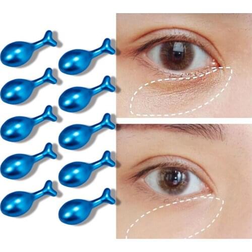 10Pcs Yoxier Sturgeon Seed Eye Essence Ampoule Capsule Skin Care Anti-Wrinkle Remover Dark Circles Eye Cream Eye Serum
