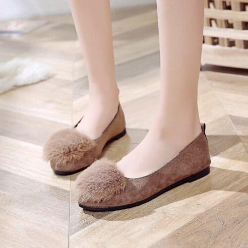 2020 New Spring Autumn Flats Women Shoes Loafers Patent Shallow Footwear Female Flock Women Flats Thick Sole Loafer U19-81