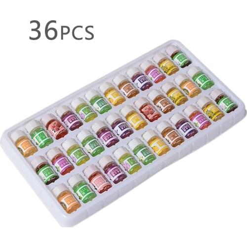 36Pcs/Set Essential Oil Water Soluble For Humidifier Air Purifier Incense Aromatherapy Lamp Relieve Stress Essential Oil Set