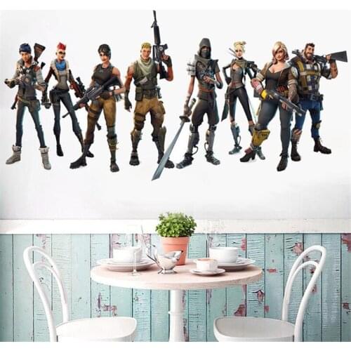 Shootout Game 3D Wall Sticker Bedroom Living Room Wall Decoration Anime Poster wall stickers for kids rooms Anime poster