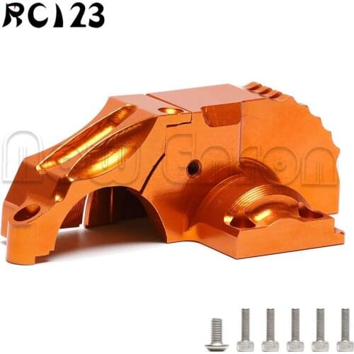 #8987 Aluminum Main Tooth Protection Cover Motor Cover Replace for RC Car 1/10 Traxxas MAXX 4S MONSTER TRUCK-89076-4