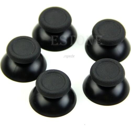 10Pcs Replacement Controller Analog Thumbsticks Thumb Stick for Sony PS4 Black