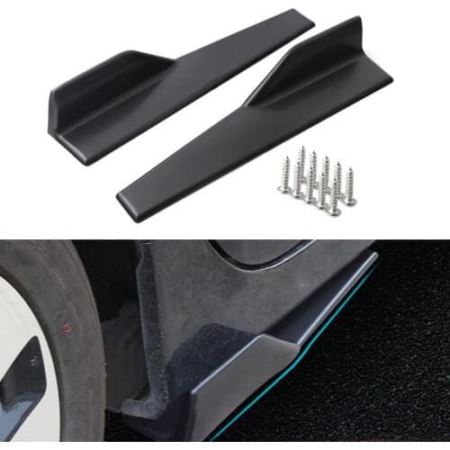 45cm Car Black Side Skirts Rocker Spiltters Winglet Wings Decorations for BMW E90 E91 E92 E93 E46 F80 30 F31 F32