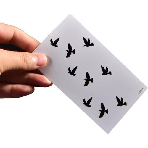 Body Art Tattoos Sticker Hot Sale 1PCS Removable Swallow Temporary Tattoo Waterproof Arm