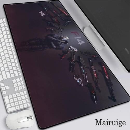Gun Anime RGB Gaming Large Mouse Pad Gamer Led Computer Mousepad Big Mouse Mat with Backlight Carpet for Keyboard Desk Mat XXL