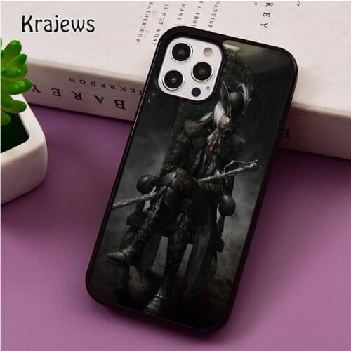 Anime Bloodborne phone Case For iPhone 5 SE 2020 6S 7 8 Plus 12 mini 11 Pro X XR XS Max Samsung S8 S9 S10 coque Cover