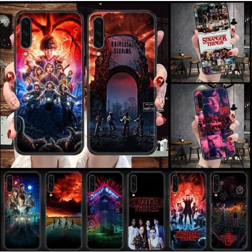 Stranger Things Phone Case For Samsung Galaxy A10 A12 A20E A21S A30 A32 A40 A50 A51 A52 A70 A71 A72 A5 A6 A7 2016 20 black