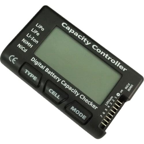 High Precision Digital Battery Capacity Checker RC CellMeter-7 Portable LiPo LiFe Li-ion NiMH Nicd Battery Capacity Controller