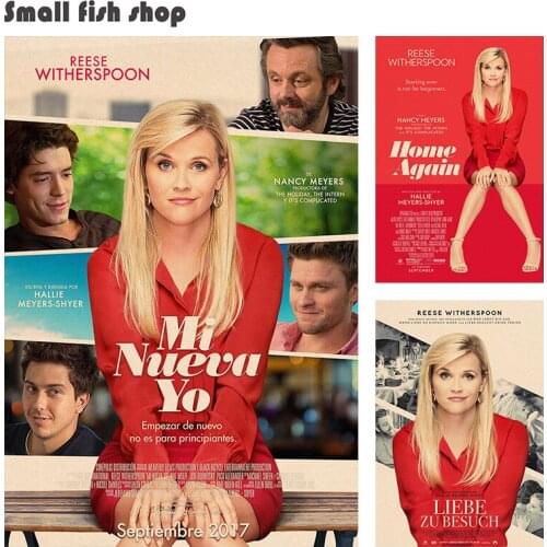 Home Again Home Furnishing decoration Kraft Movie Poster Drawing core Wall stickers