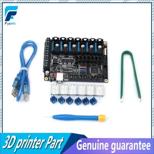 FYSETC F6 V1.3 Board ALL-in-one Electronics Solution Mainboard + 6pcs Special TMC2208 V1.2 Free Using UART Function