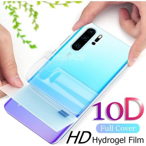 2Pcs Full Cover 10D Hydrogel Film For Huawei P20 P30 P40 Mate 20 X 20X Honor 30 Pro Plus Front Back Soft TPU Screen Protector
