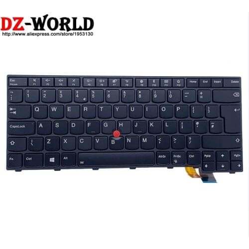 New Original UK English Backlit Keyboard for Lenovo Thinkpad T460P T470P Laptop Backlight Teclado 01EP456 01EP497 SN20L82406