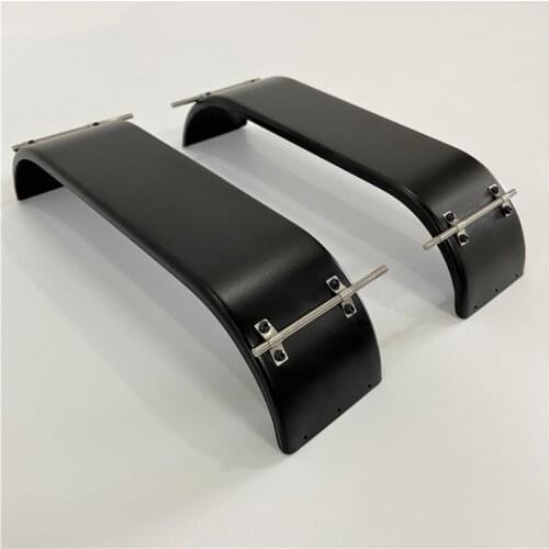 Metal Rear Fenders Mud Guard For 1/14 Rc Tractor Trailer Tamiya Arocs Benzz 3348 Dump Truck