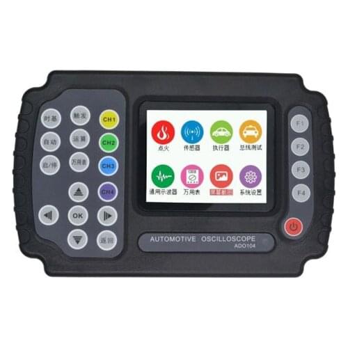 ADO104 40MHz 250MSa/s Multifunction Tester 4 Channel Portable Digital Storage Oscilloscope (car repair)