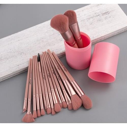 Anmor Makeup Brushes Set For Foundation Powder Highlighter Make Up Brush Kit Eyeshadow Blending Eyebrow Eyeliner Cosmetic Tool