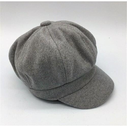 NEW fashional 2017 students STYLE Newsboy Caps adjustable BAJIAO cap unipue style unisex for couples WINTER WARM CAPS