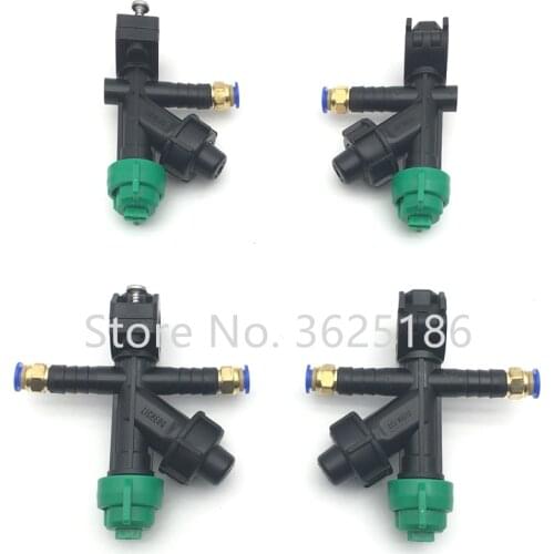 Agricultural spray plant protection machine high pressure nozzle single and double through water pipe plug quick release nozzle