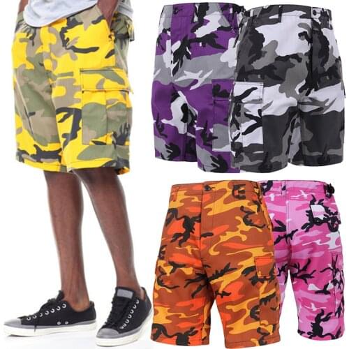 Men Tourism Hiking Shorts Quick Dry Large Multi Pocket Loose Outdoor Sports Fast Dry Loose Multi-pocket Cargo Male Riding Shorts