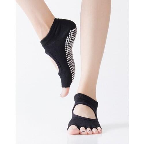 1Pair High Quality Sports Socks Unisex Anti-Slip Breathable Five Toe Yoga Socks Polyester Summer Stocking For Cycling Running