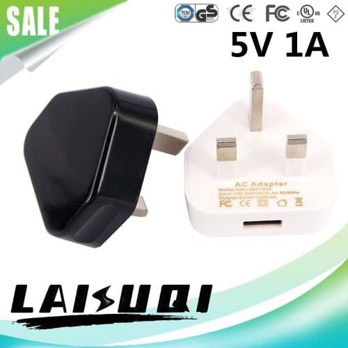 1pcs 5v 1a Usb Ac/dc Power Adapter Uk Plug 5v1a Charger Supply For Phone Mid Other LAISUQI New Hot Sale Special Offer