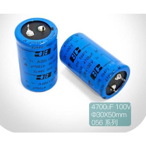2PCS freeshipping 100V4700UF 4700uf 100f 30*50