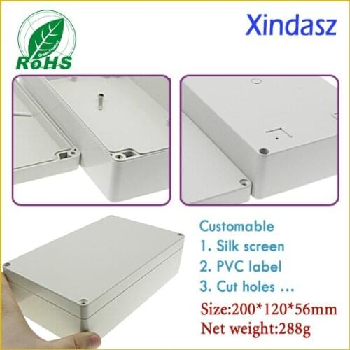 200*120*56mm(7.87*4.72*2.20inch) waterproof enclosure ip65 project plastic boxes electronic