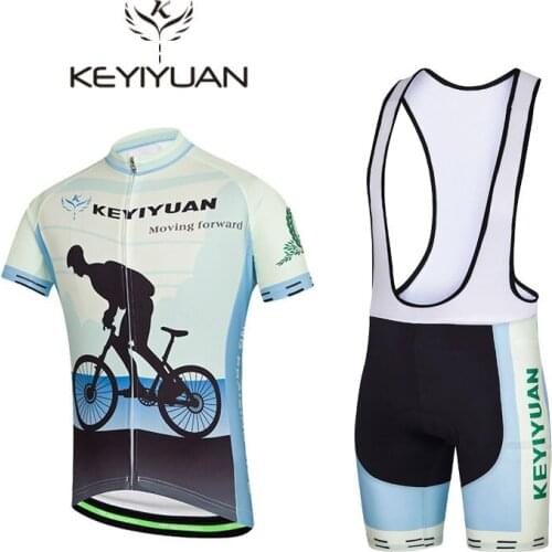 2018 men KEYIYUAN Rider cycling clothing cycling Jersey Jersey Probike upper garment jacket set