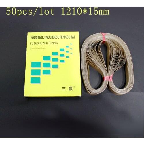 50pcs/lot 1210*15mm sealing belt for FR-900 Continuous Band Sealer or FRD-1000 Solid ink band sealer