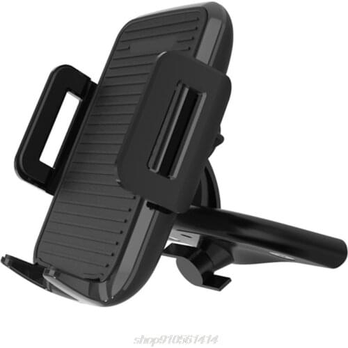 Wireless Car Charger 10W Qi Fast Charging Non-slip Car Phone Holder Mount CD-Slot Phone Holder Adjustable JY02 21 Dropship