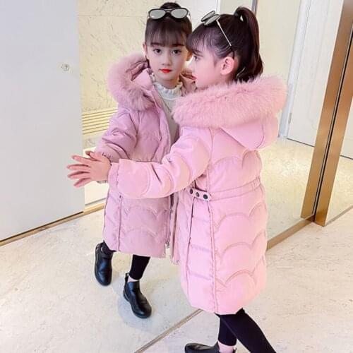 Kids Girls Jacket 2020 New Winter Jacket For Girls Coat Baby Warm Hooded Outerwear Cotton clothes Girls Children Down Clothing