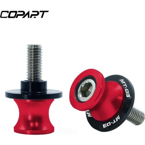 For YAMAHA MT03 MT-03 MT 03Motorcycle Accessories Swingarm Spools Slider Rear Swing Arm Cover Stand Screws Paddock