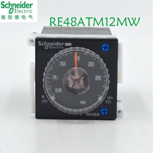 Schneider Electric Electronic Timing relays with relay output 2CO 5A 8 -pin RE48ATM12MW RE48AMH13MW