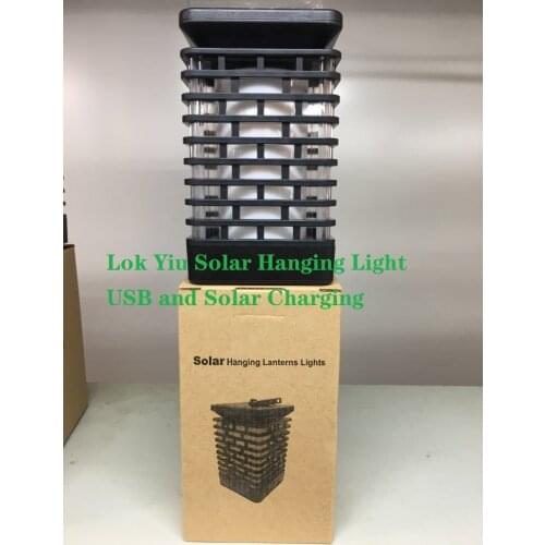 2020 best-selling Solar hanging light with Solar and USB charging function