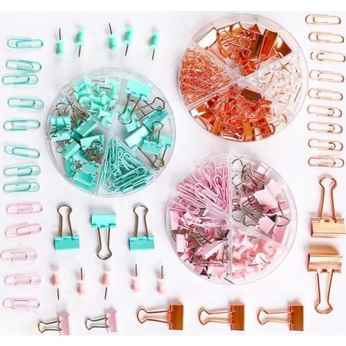 Metal File Paper Clips Binder Clamps Ticket Holder Office School Stationery