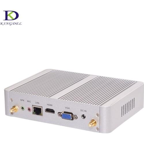 Windows 10 Intel HD Graphics Mini Nettop Computer Core i3 4005U HDMI VGA USB3.0 Small Mini PC Business Desktop PC In stock Cheap